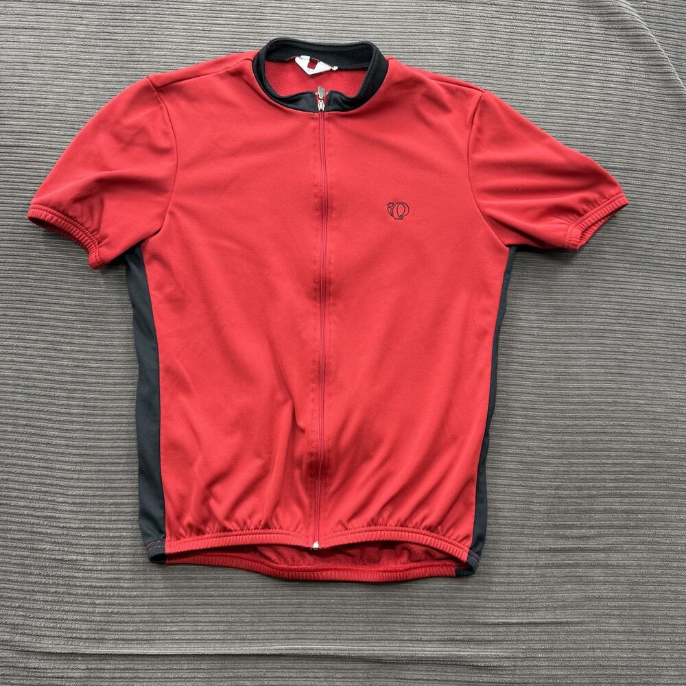 Vintage Pearl Izumi Cycling Jersey Large Full Zip Made in USA 90s Bike Shirt